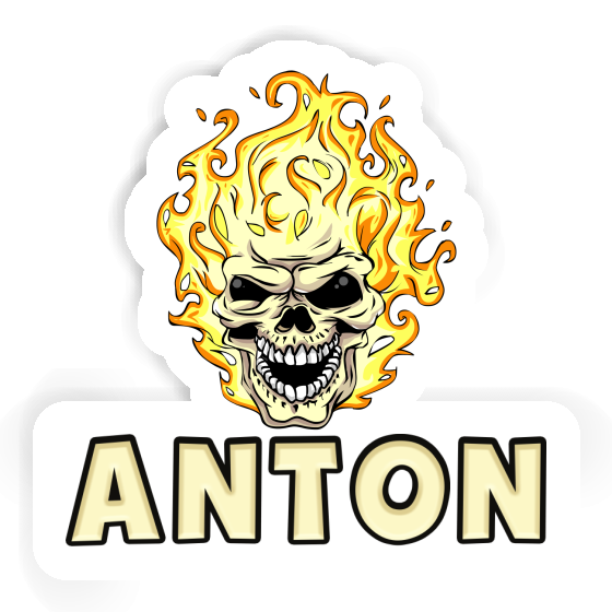 Anton Aufkleber Totenkopf Gift package Image