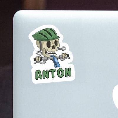 Sticker Anton Mountainbiker Laptop Image