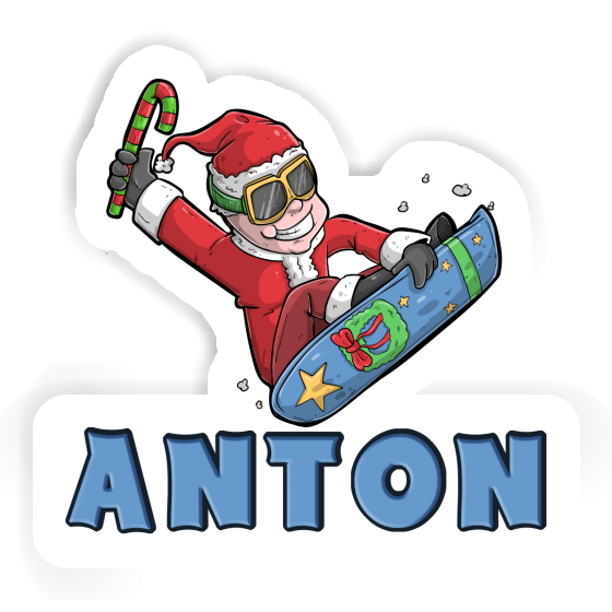 Snowboarder Sticker Anton Gift package Image