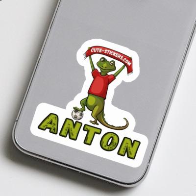 Sticker Anton Eidechse Laptop Image