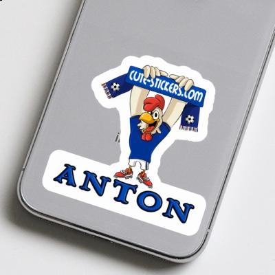 Autocollant Anton Coq Notebook Image