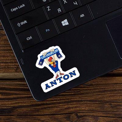 Anton Sticker Hahn Notebook Image