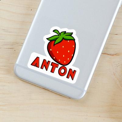 Autocollant Anton Fraise Notebook Image