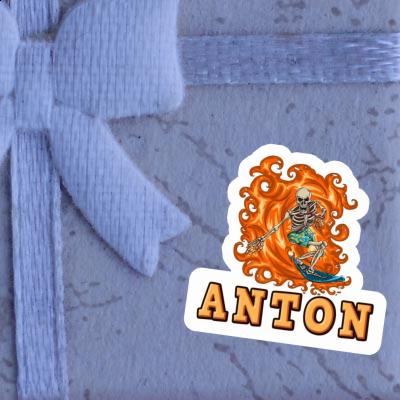 Sticker Anton Surfer Image