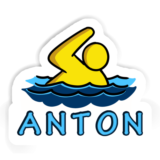 Sticker Anton Schwimmer Laptop Image