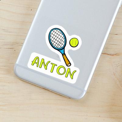 Aufkleber Anton Tennis Racket Image