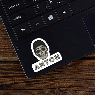 Anton Sticker Totenkopf Laptop Image