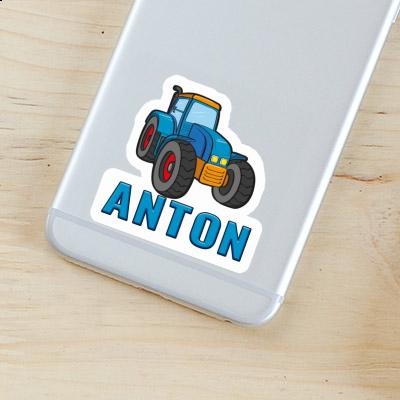 Anton Sticker Tractor Laptop Image