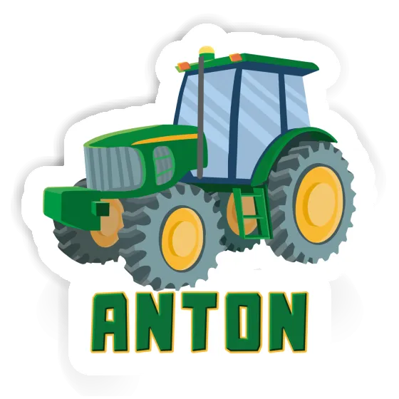 Aufkleber Traktor Anton Notebook Image