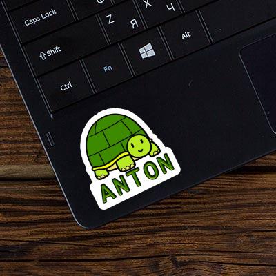 Sticker Turtle Anton Notebook Image