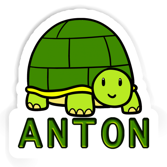 Anton Aufkleber Schildkröte Gift package Image