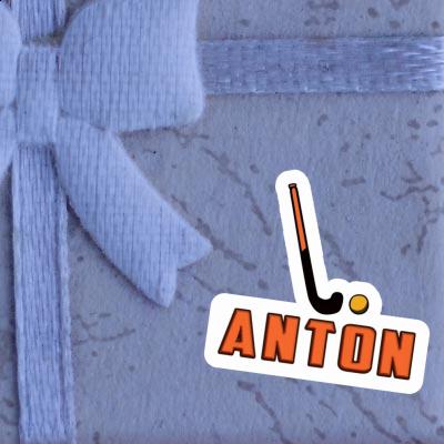 Autocollant Crosse d'unihockey Anton Laptop Image