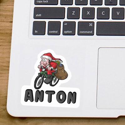 Anton Sticker Bicycle Rider Notebook Image