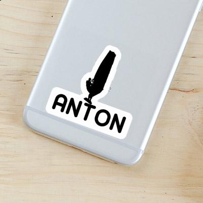 Windsurfer Sticker Anton Notebook Image