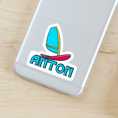 Autocollant Planche de windsurf Anton Notebook Image