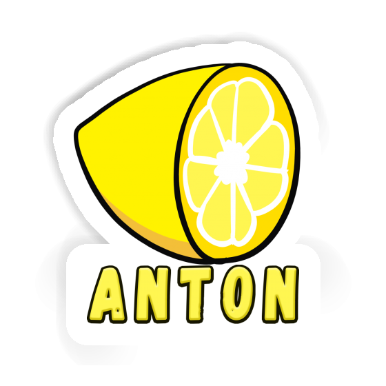 Sticker Zitrone Anton Gift package Image