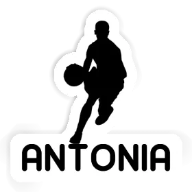 Antonia Aufkleber Basketballspieler Image