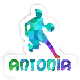 Antonia Sticker Basketball Player Image