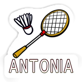 Antonia Aufkleber Badmintonschläger Image