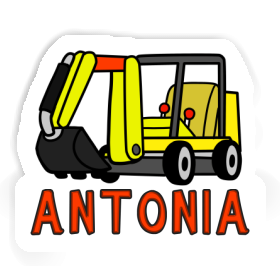 Sticker Antonia Mini-Excavator Image