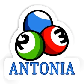 Sticker Billiard Ball Antonia Image