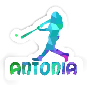 Sticker Baseball Player Antonia Image