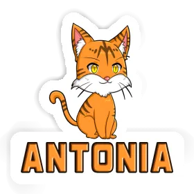 Antonia Autocollant Chat Image