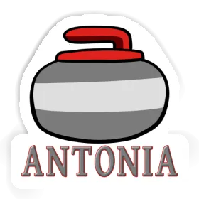 Sticker Curling Stone Antonia Image