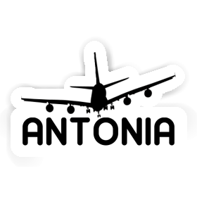 Sticker Airplane Antonia Image