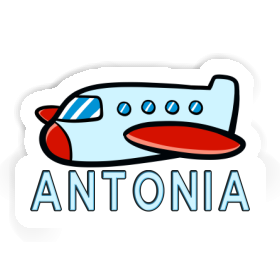 Sticker Antonia Plane Image