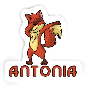 Sticker Dabbing Fox Antonia Image