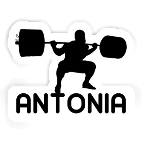 Weightlifter Sticker Antonia Image