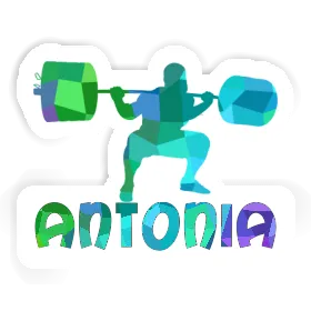 Sticker Weightlifter Antonia Image