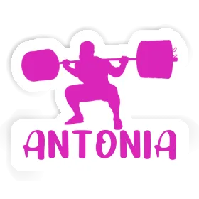 Weightlifter Sticker Antonia Image