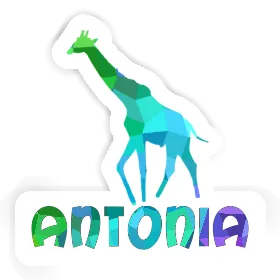 Antonia Autocollant Girafe Image