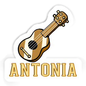 Sticker Antonia Guitar Image