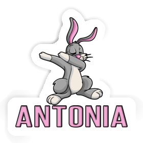 Antonia Sticker Dabbing Hare Image