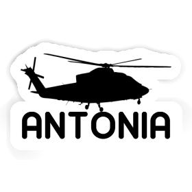 Sticker Antonia Helicopter Image