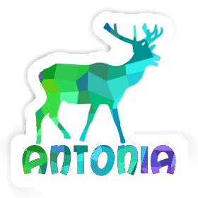 Autocollant Cerf Antonia Image