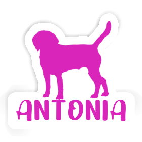 Dog Sticker Antonia Image