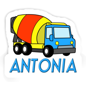 Mixer Truck Sticker Antonia Image