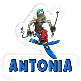 Sticker Antonia Freeride Skier Image