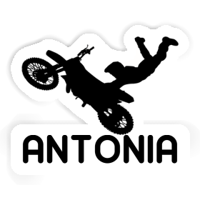 Autocollant Motocrossiste Antonia Image