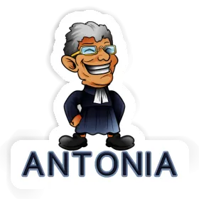 Antonia Sticker Vicar Image