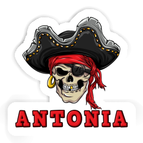 Antonia Aufkleber Piratenschädel Image