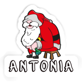 Autocollant Antonia Père Noël Image