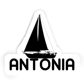 Aufkleber Segelboot Antonia Image