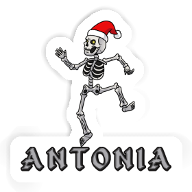 Sticker Antonia Christmas Skeleton Image