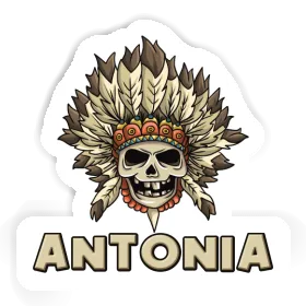 Antonia Sticker Totenkopf Image