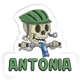 Sticker Bicycle Rider Antonia Image